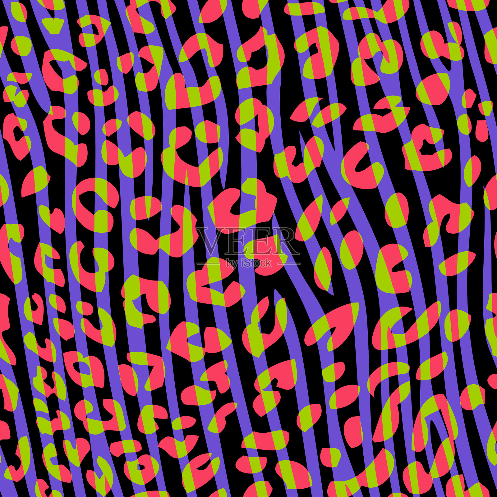 时尚无缝模式插画图片素材