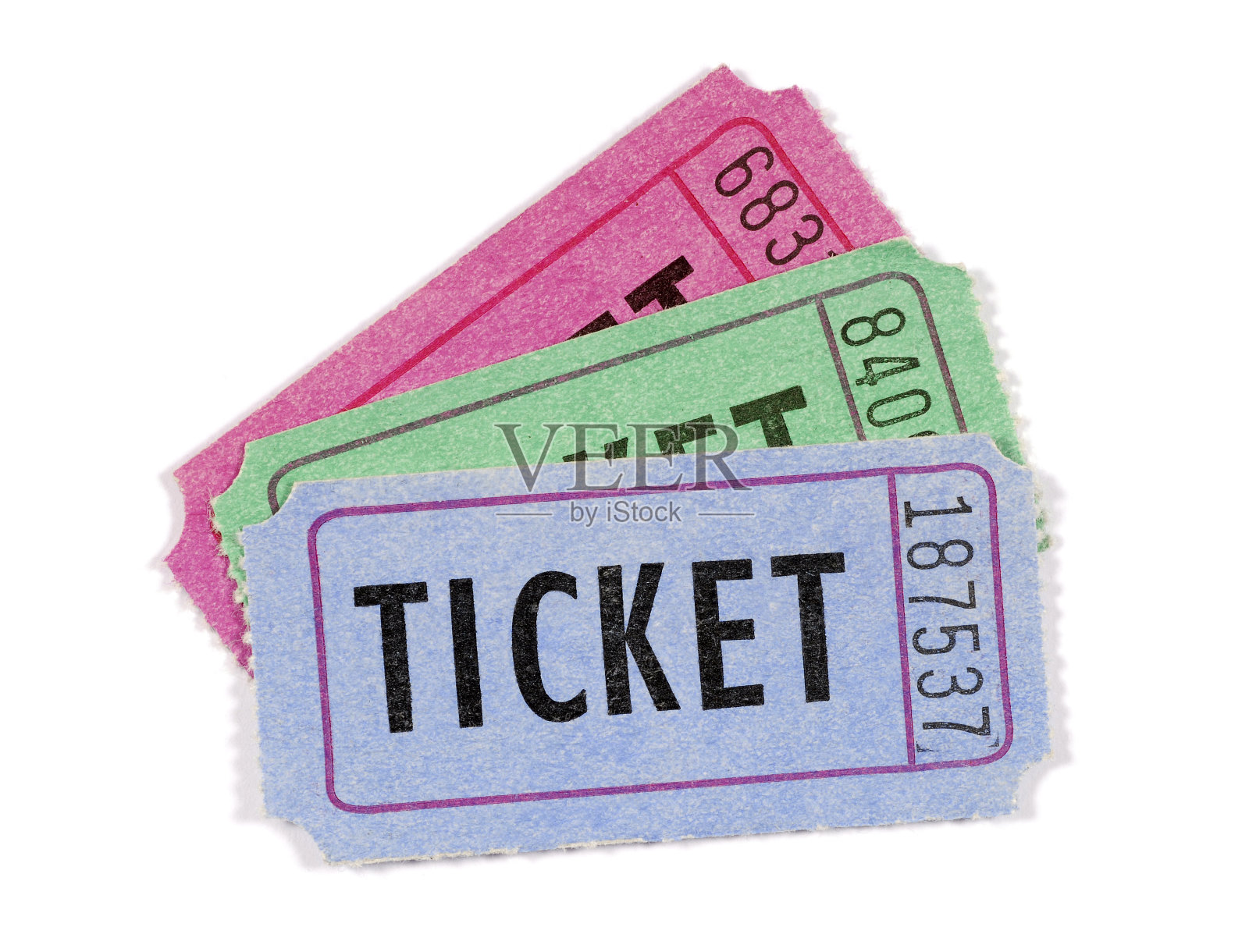 集群的门票照片摄影图片