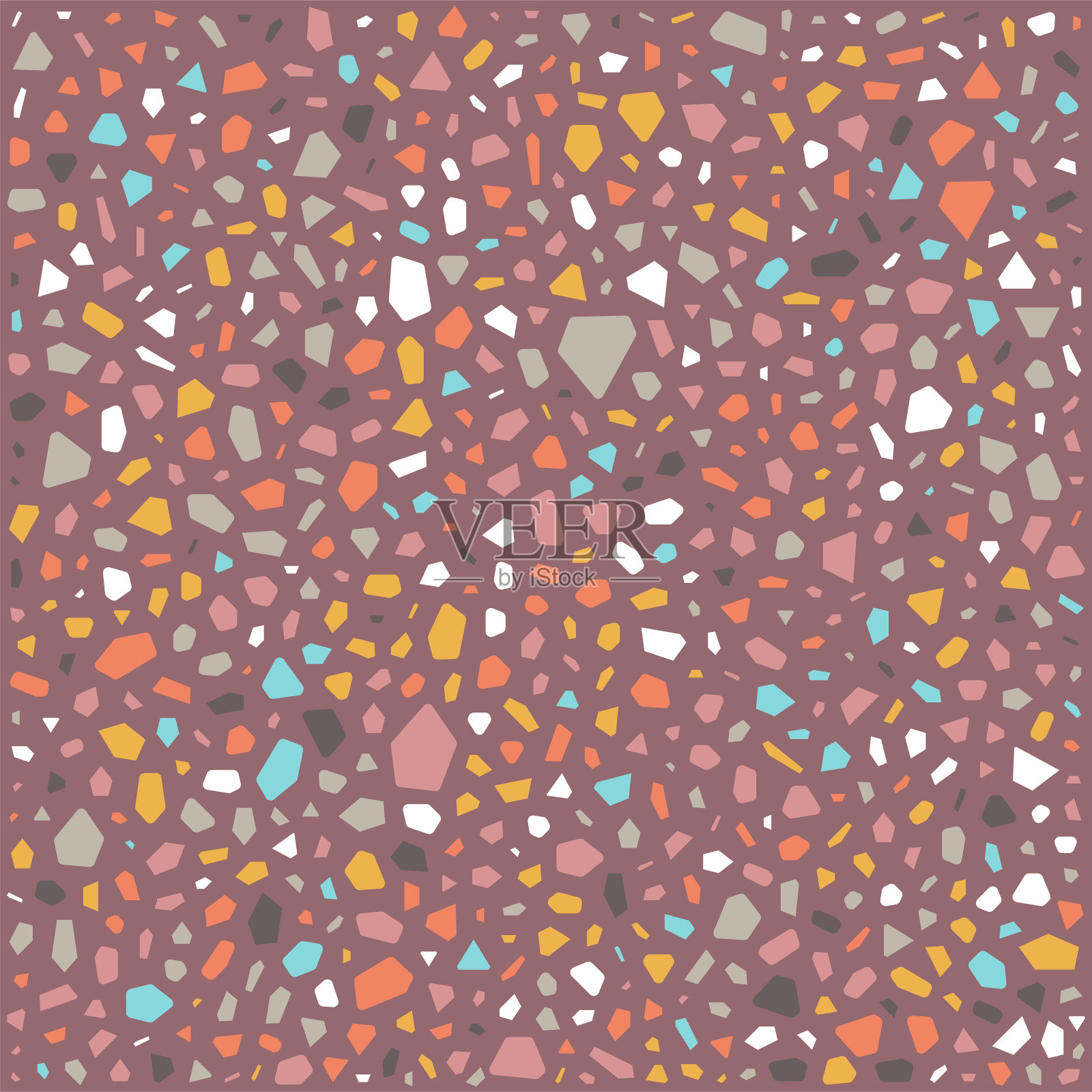 彩色花岗岩表面矢量图案插画图片素材