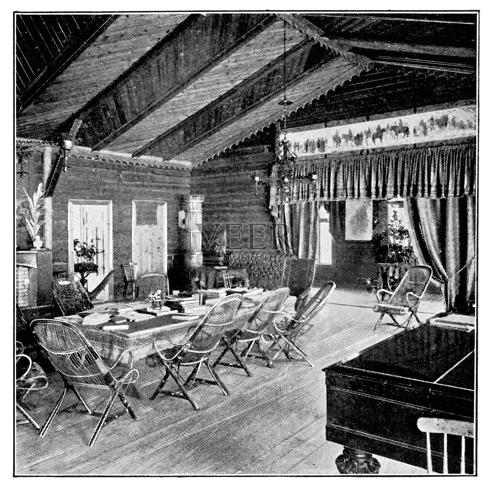 沿朝圣者的路线(圣奥拉夫的方式)在Dovrefjell山脉的挪威- 19世纪设计模板素材