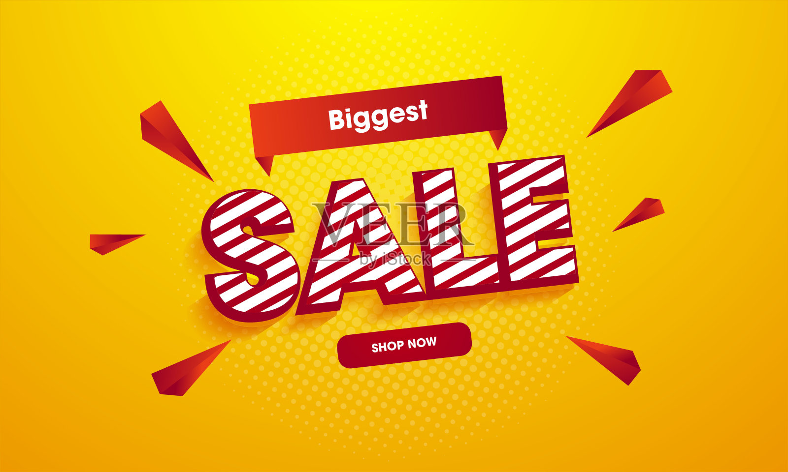 大减价节日旗帜库存插图设计元素图片