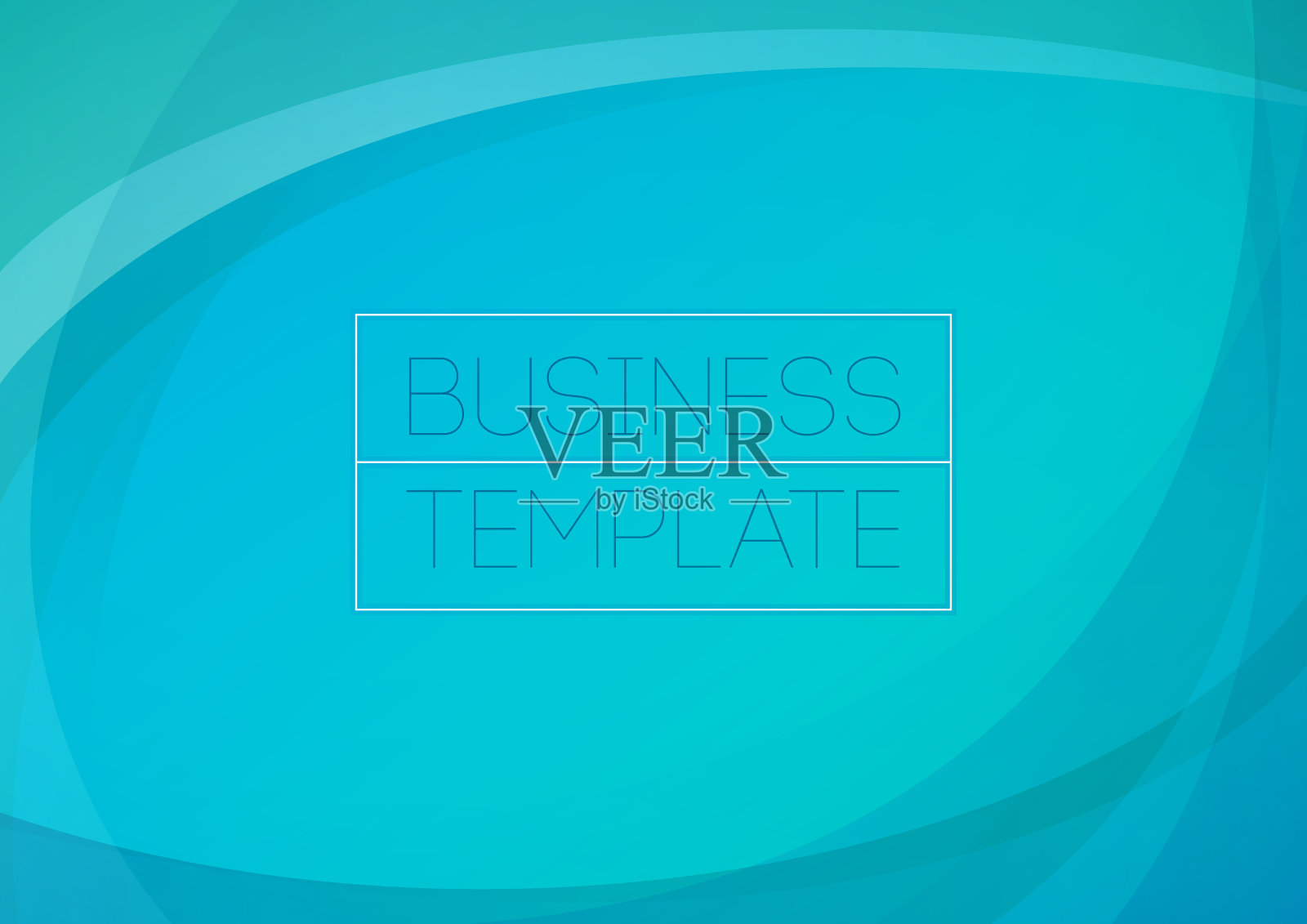 抽象的蓝色背景插画图片素材