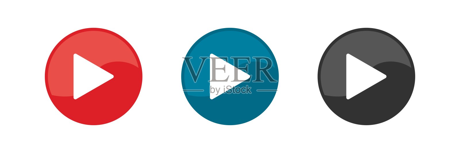 游戏图标集。向量。图标素材