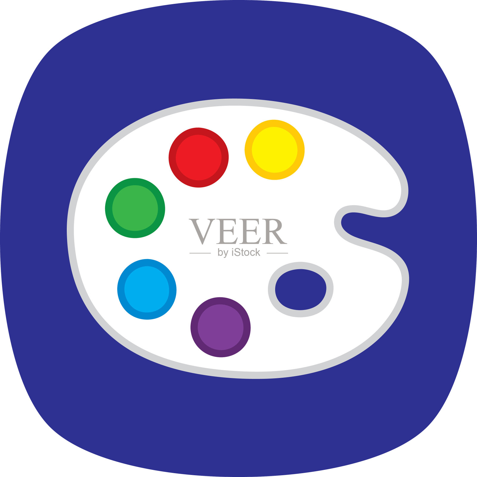 调色板涂鸦1插画图片素材