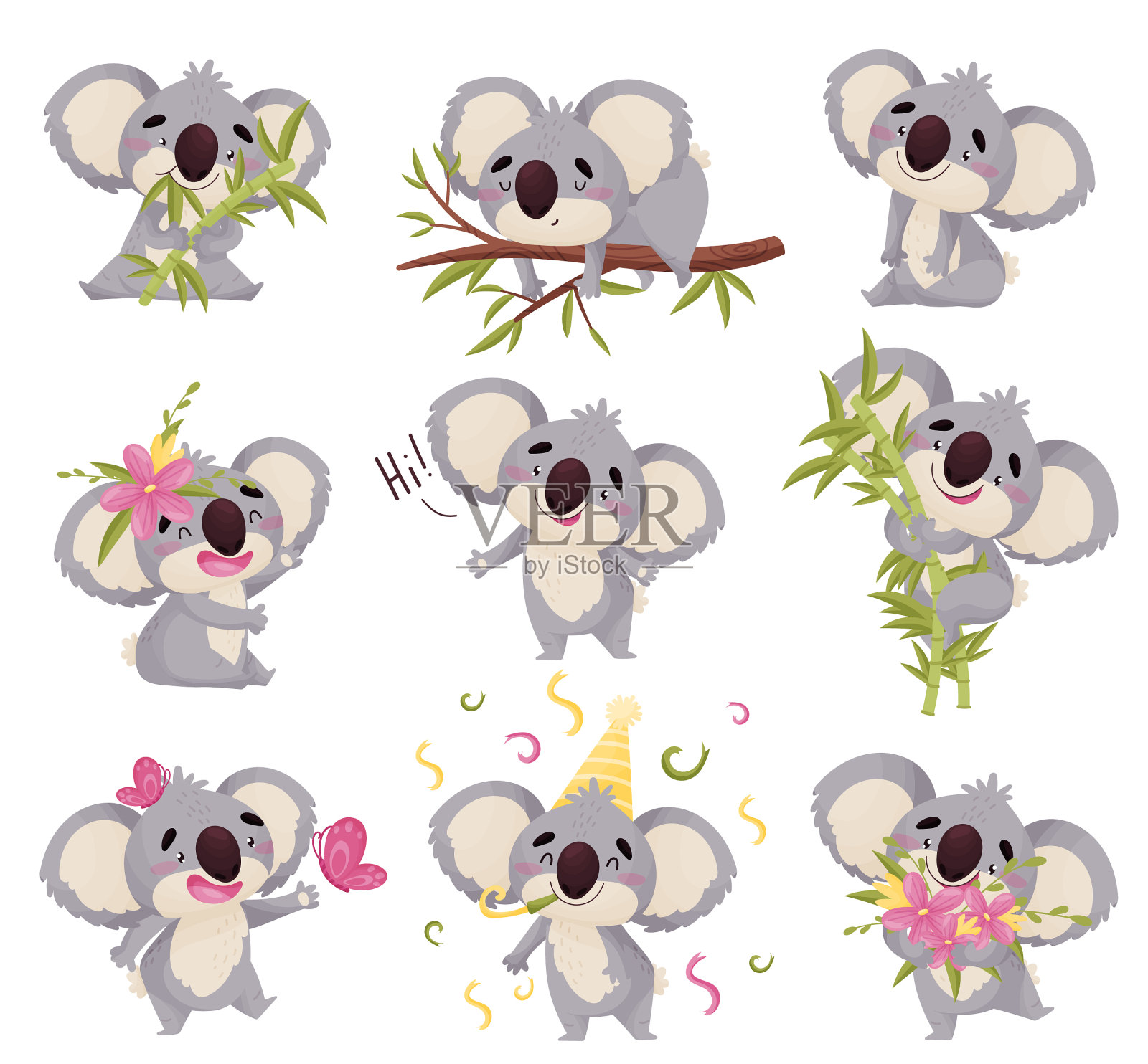 设置图片考拉插画图片素材