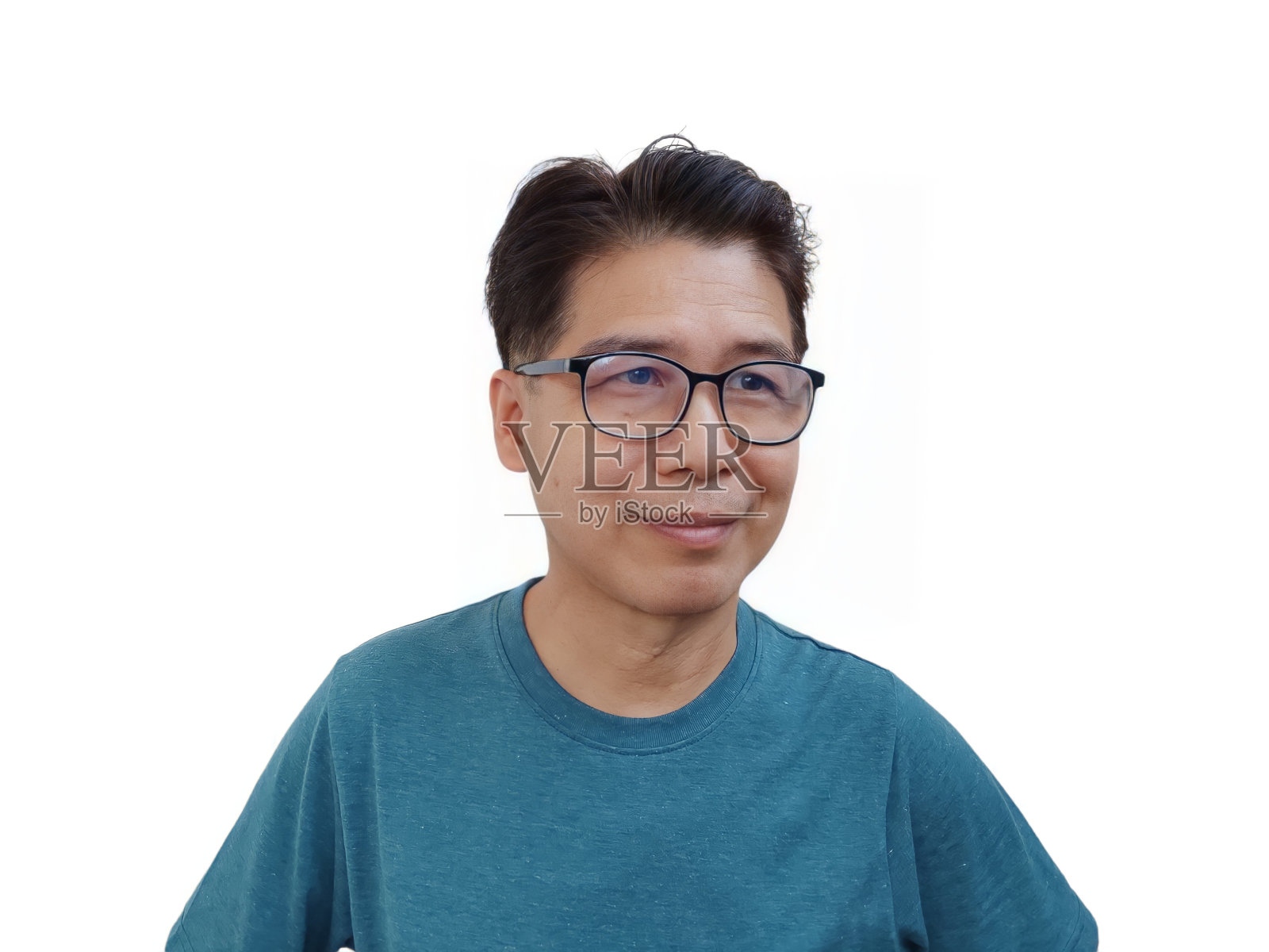 男人戴眼镜照片摄影图片