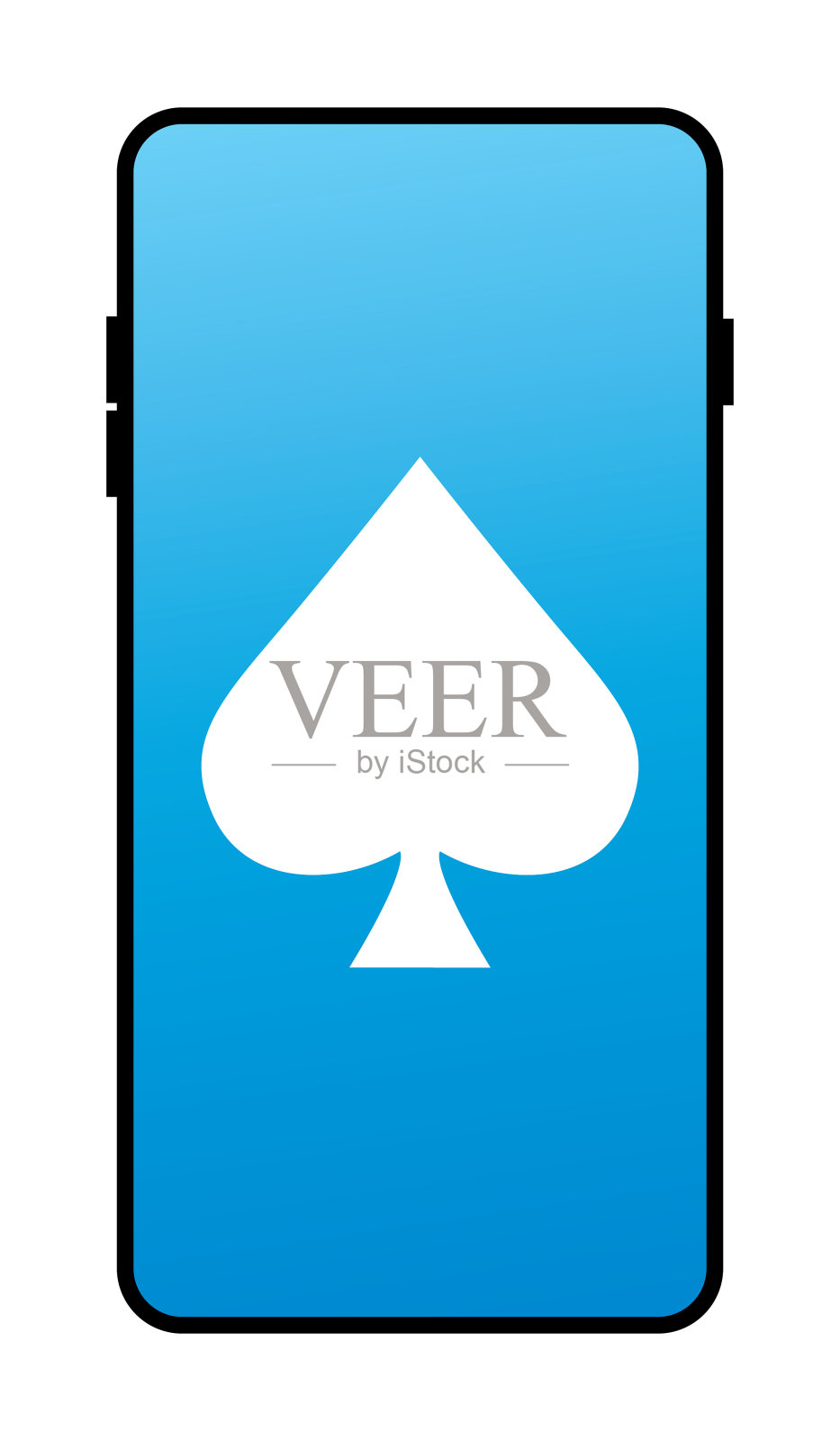 心铲智能手机图标插画图片素材