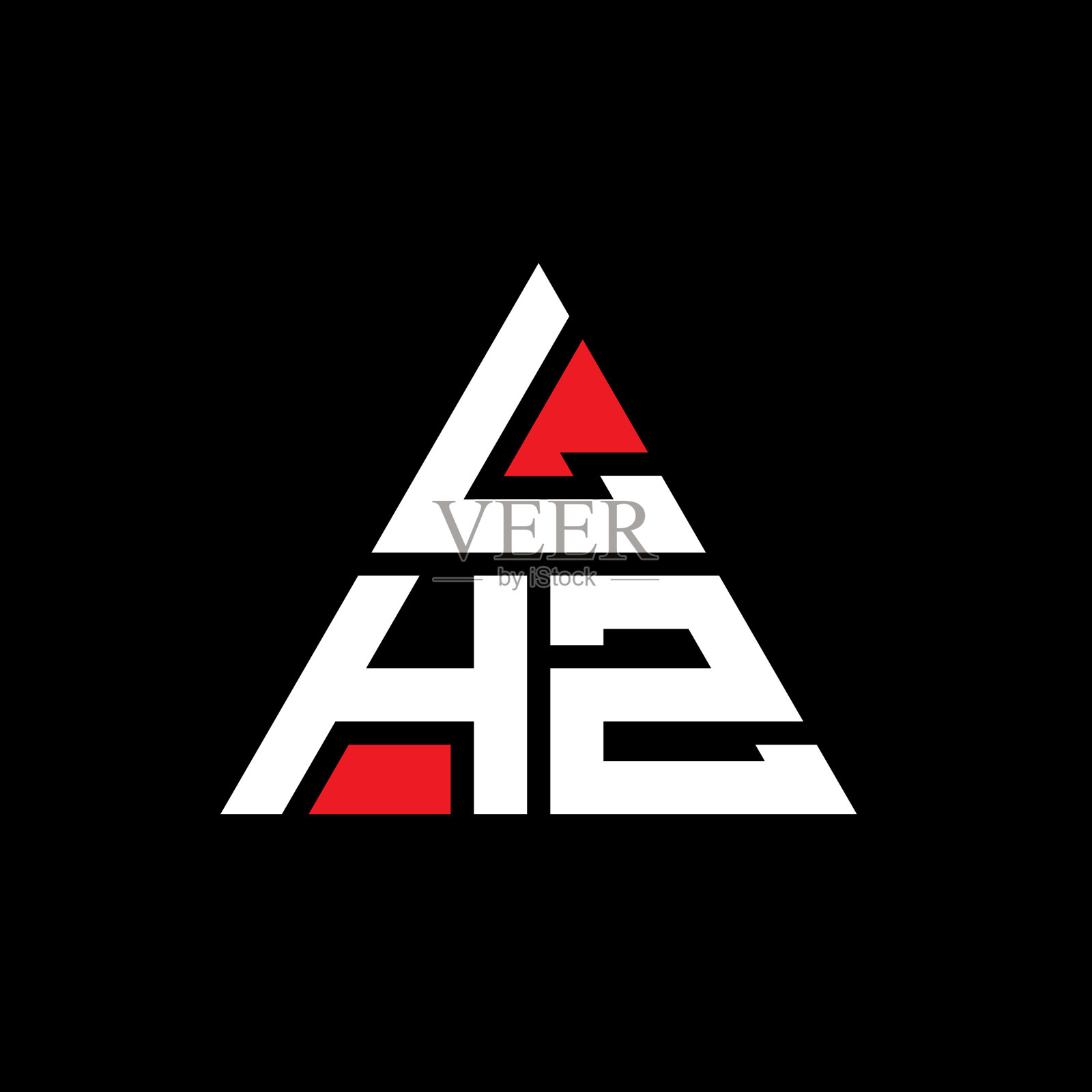 logo设计以三角形三角形字母插画图片素材