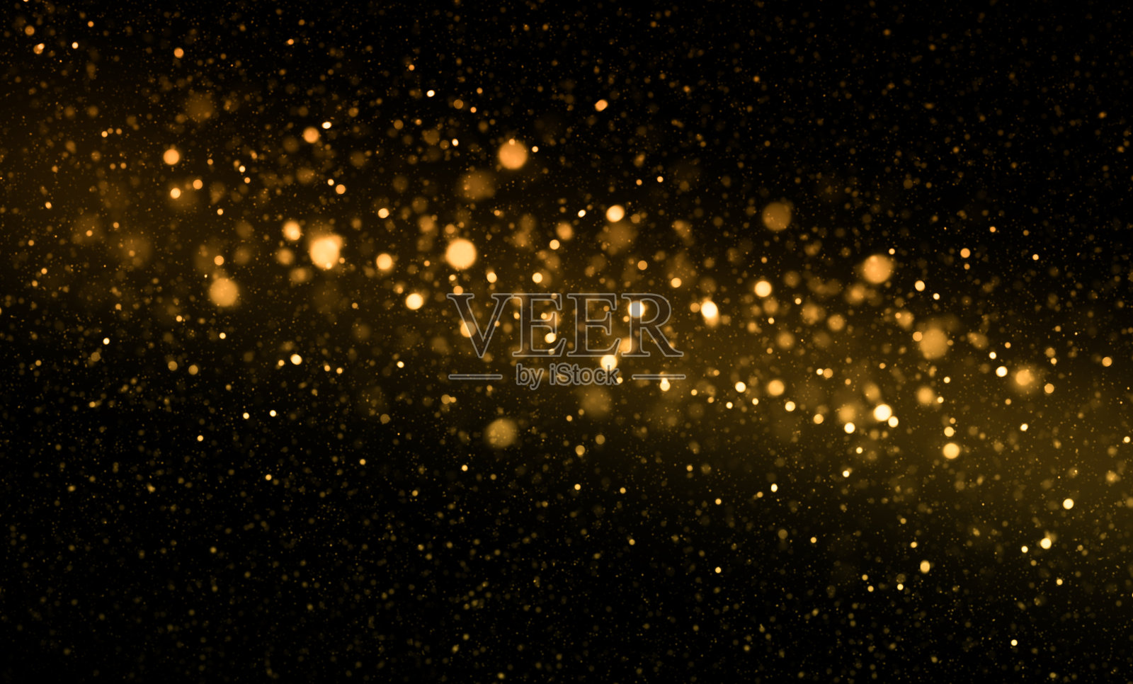 闪烁散焦灯光抽象背景与复制空间插画图片素材