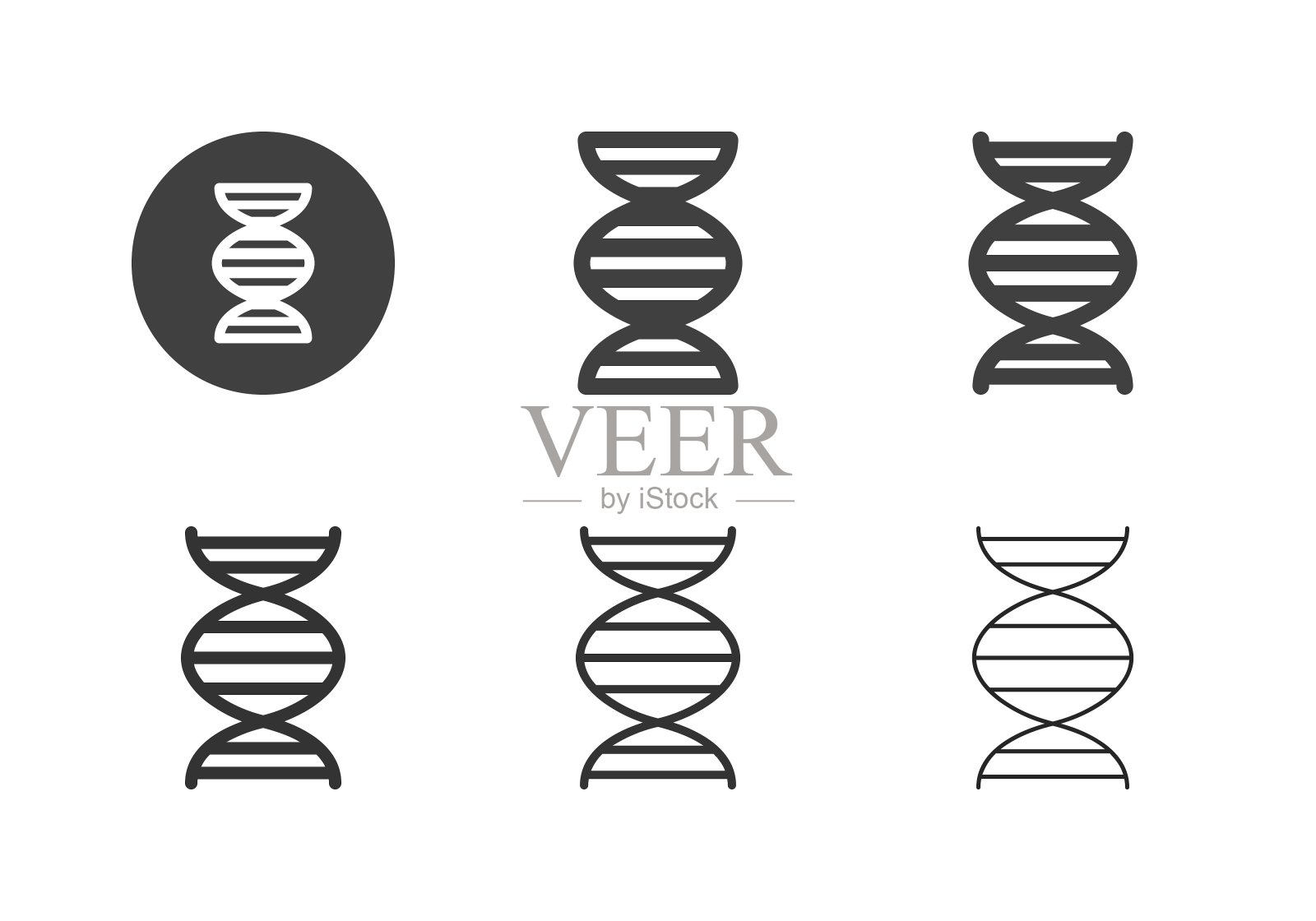 DNA图标-多系列插画图片素材