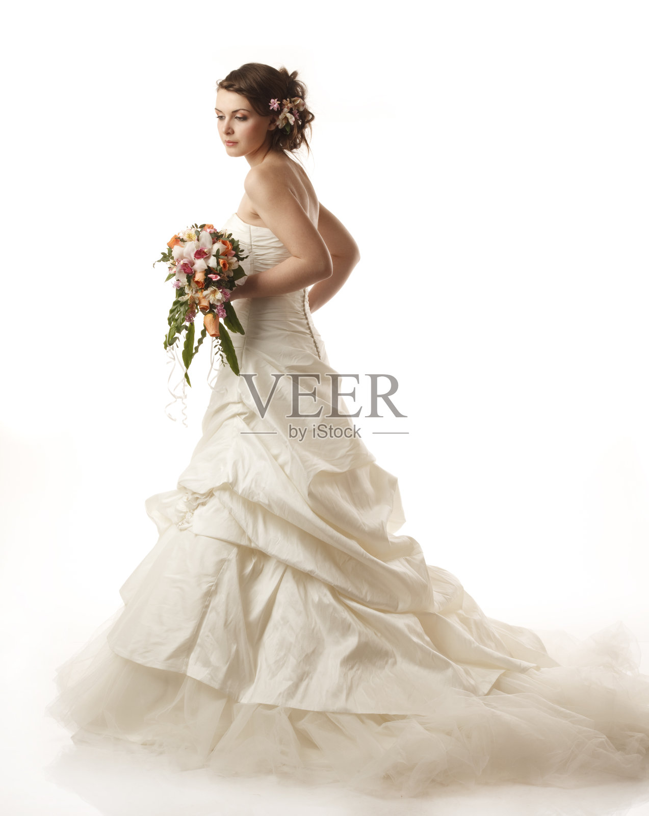 Gourgeous古典新娘照片摄影图片