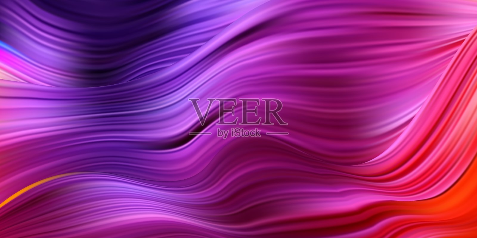 摘要挥动明亮的多颜色背景插画图片素材