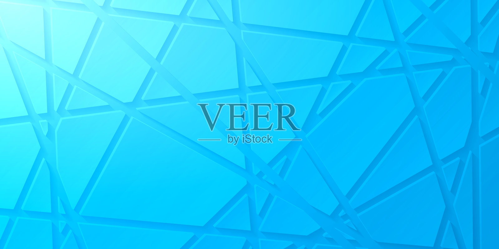 抽象蓝色背景-几何纹理插画图片素材