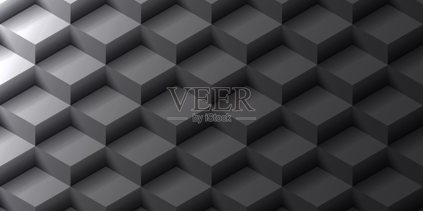 抽象的灰色背景-几何纹理插画图片素材