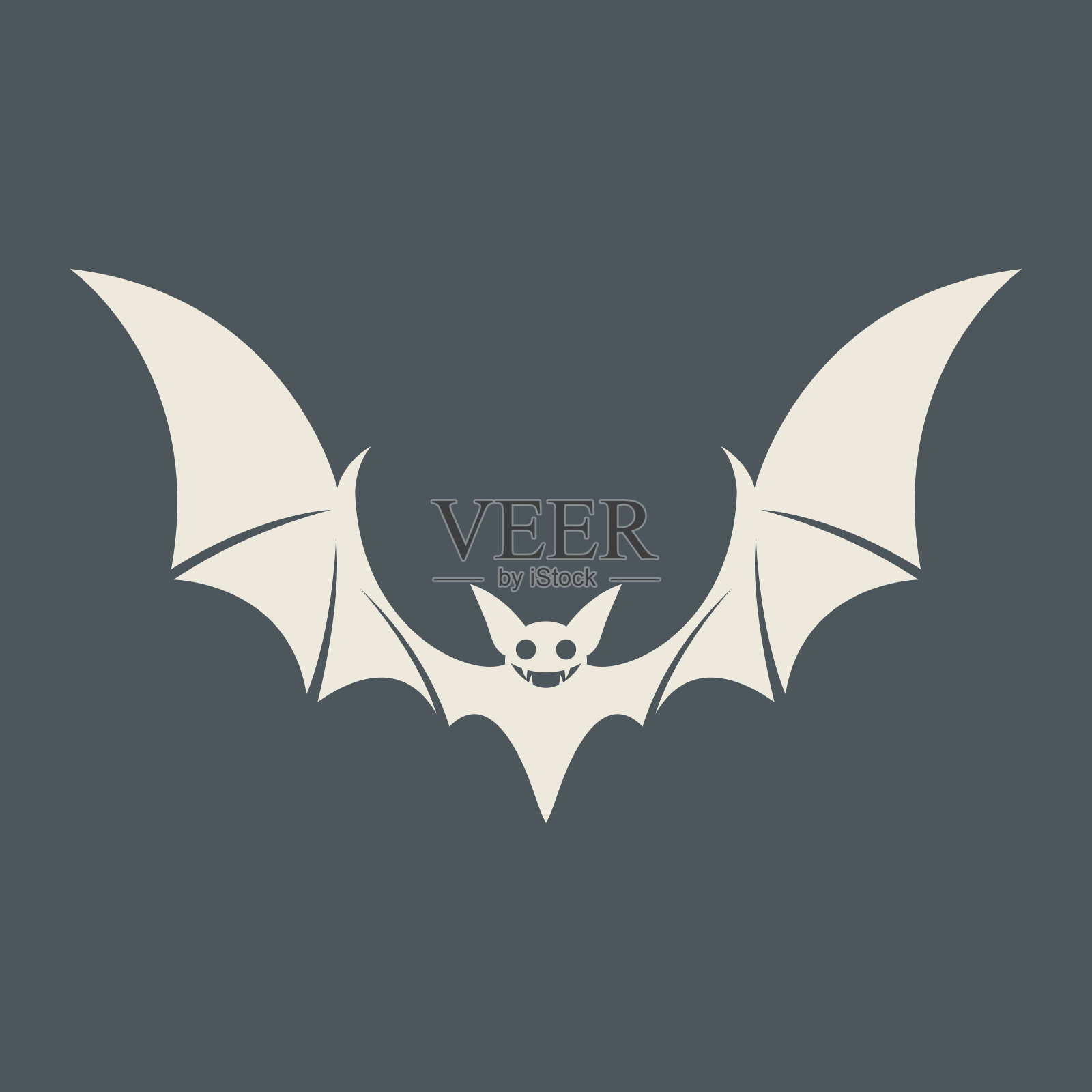 蝙蝠图标插画图片素材