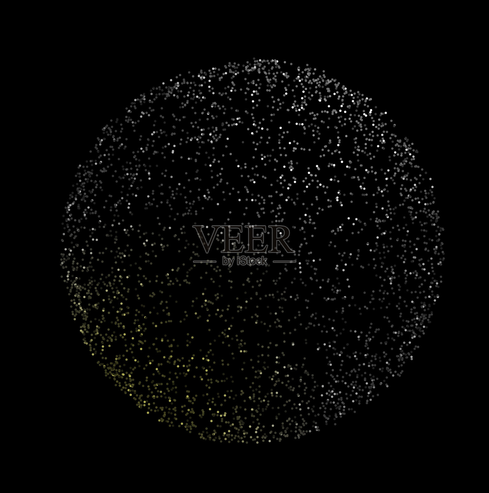 粒子密度全球插画图片素材