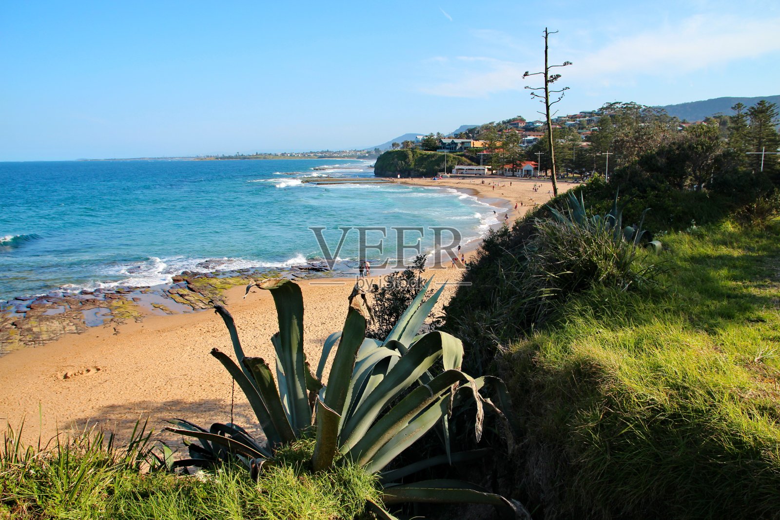 澳大利亚东部风景如画的海岸线照片摄影图片