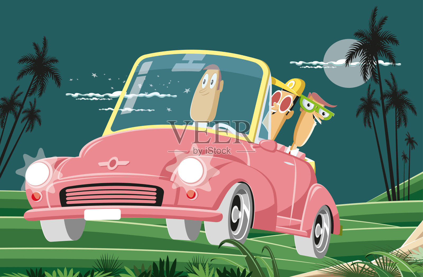 88年旅游插画图片素材