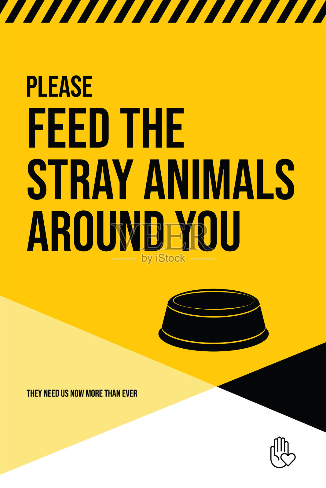 请给流浪动物喂食。COVID-19流感大爆发的危险，流感毒株病例作为大流行概念横幅平面风格插图素材插图插画图片素材