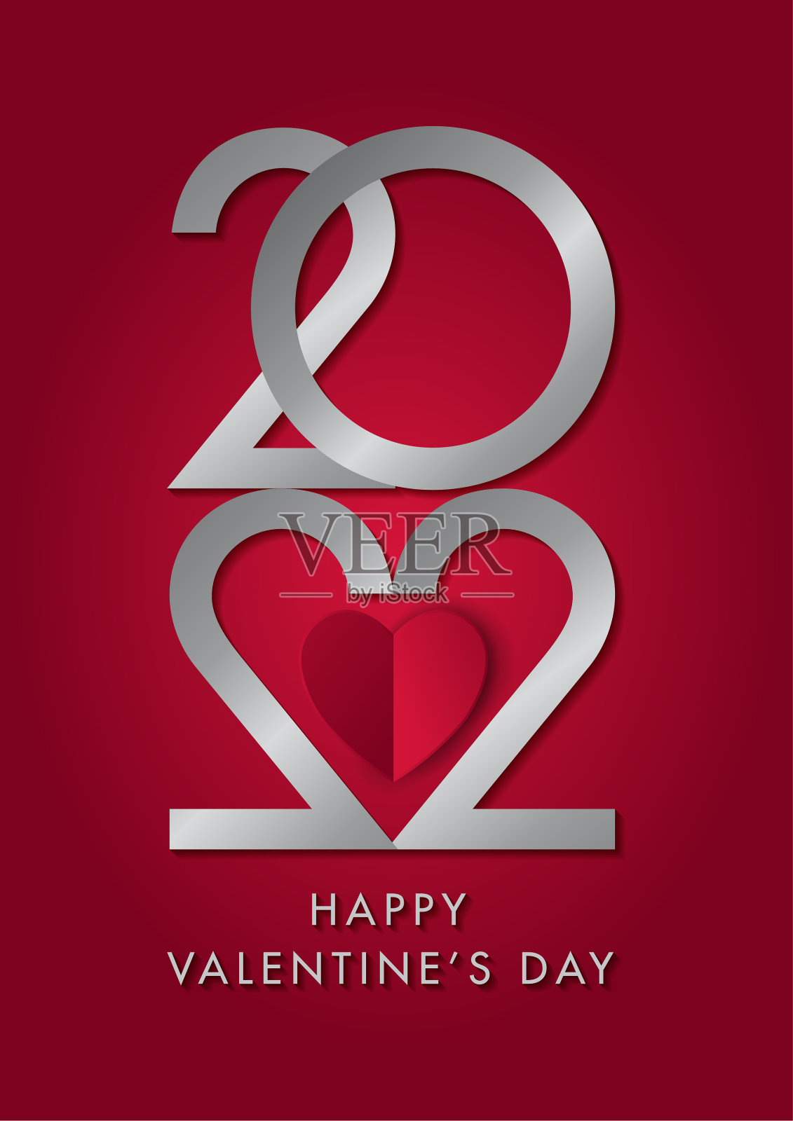 2022年情人节插画图片素材