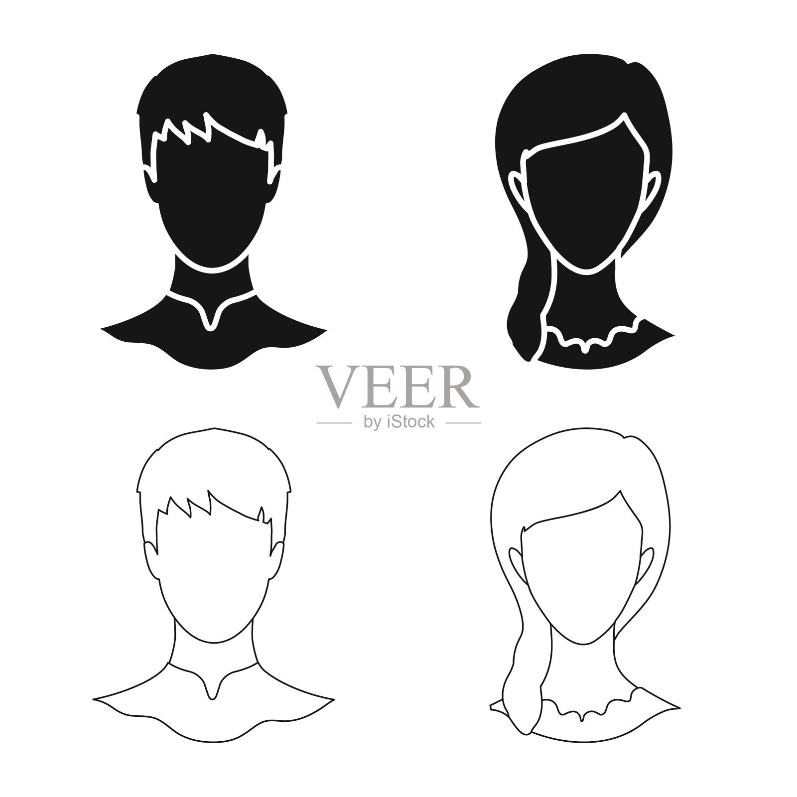 隔离对象专业和照片标志图标素材