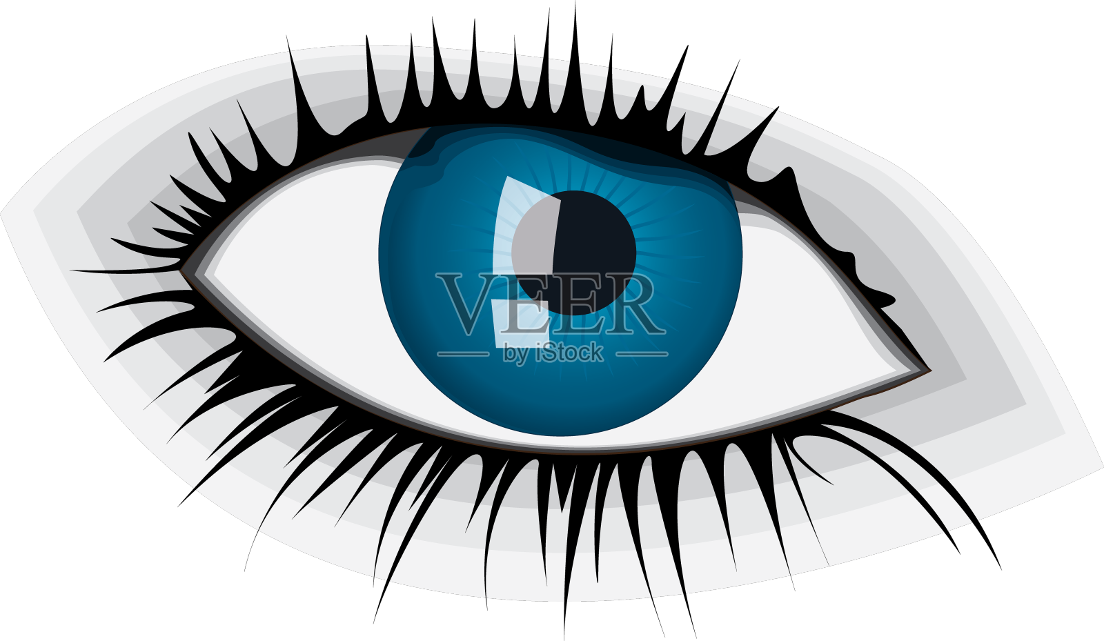 格式美丽和闪闪发光的眼睛设计元素图片