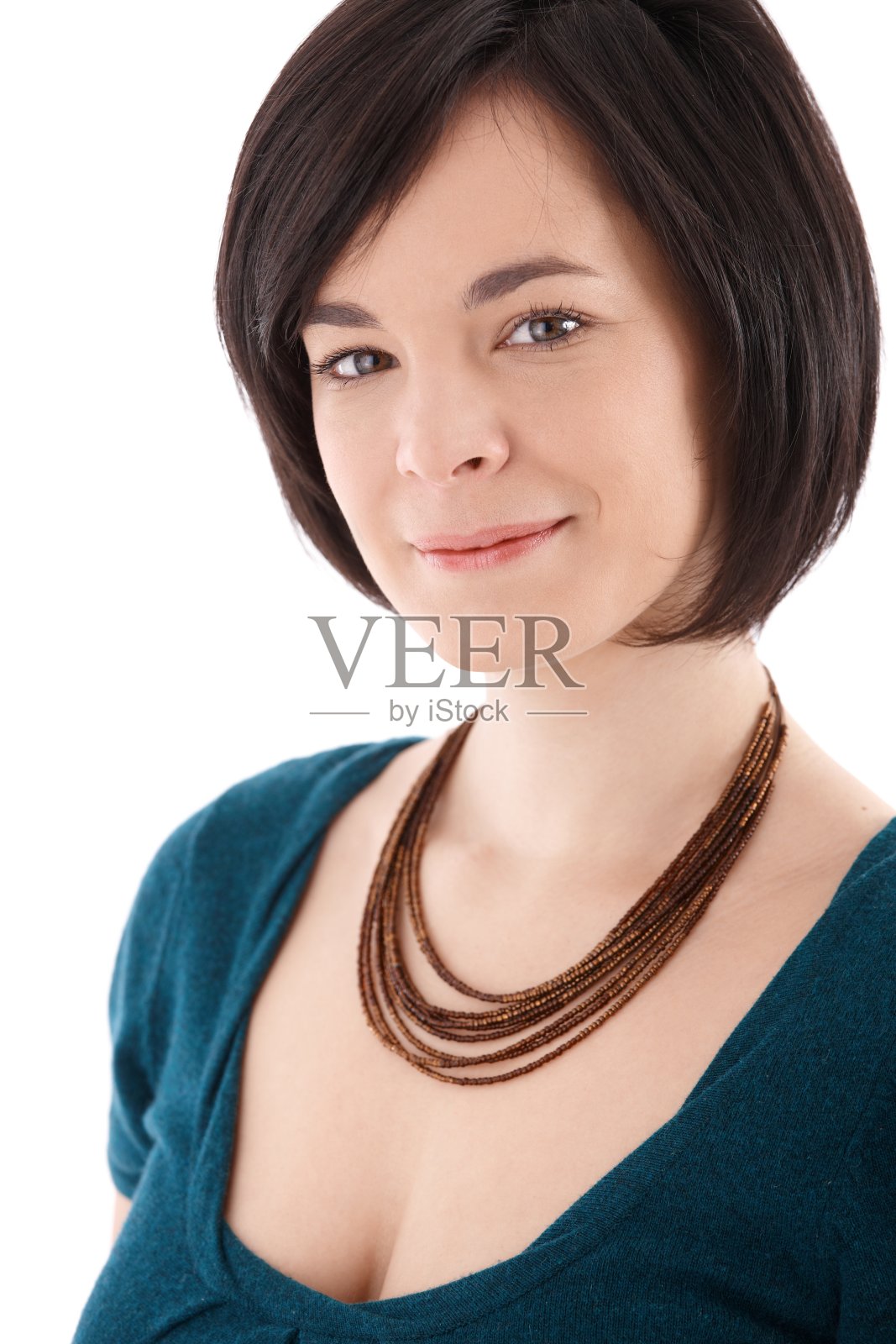 年轻女子的肖像照片摄影图片