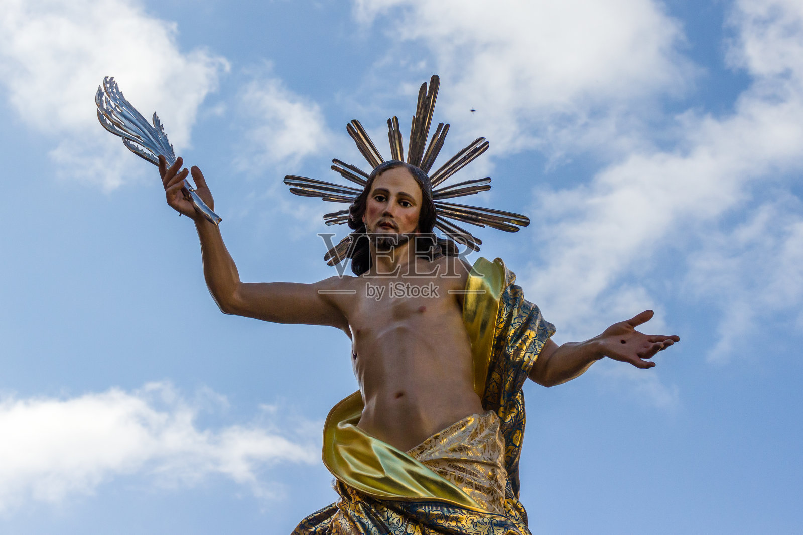 耶稣基督雕像照片摄影图片