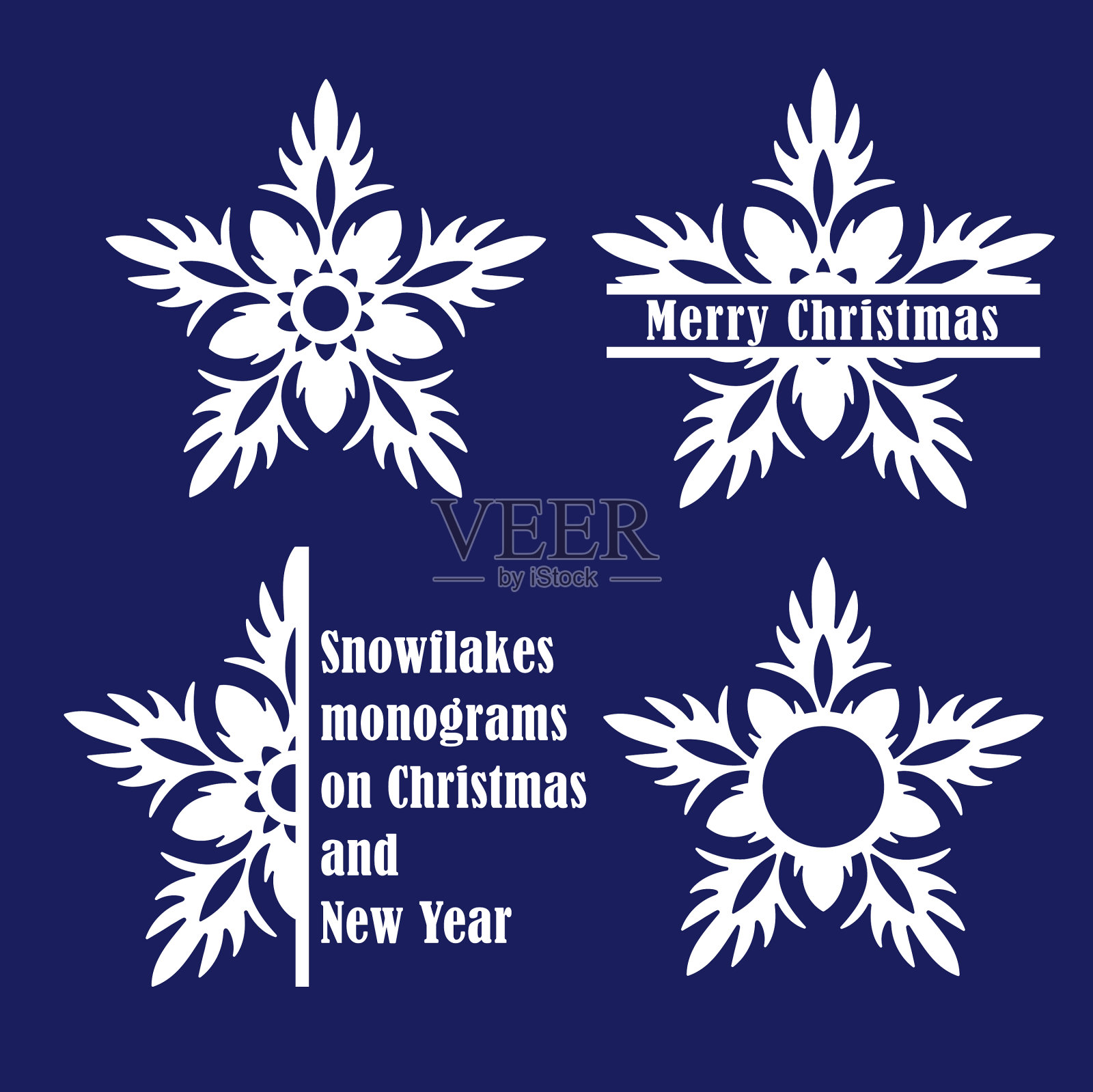 水平圆框和侧框，用于正文插画图片素材