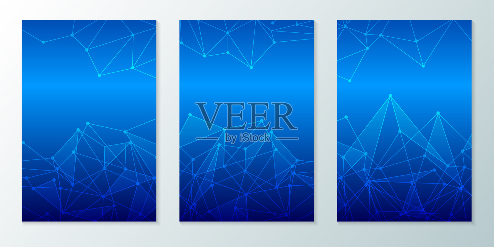 抽象网络几何背景插画图片素材