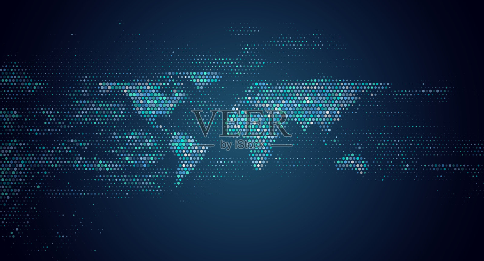 半色调世界地图插画图片素材