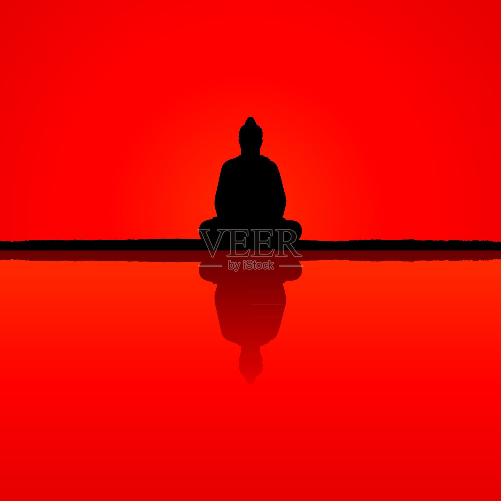 佛插画图片素材