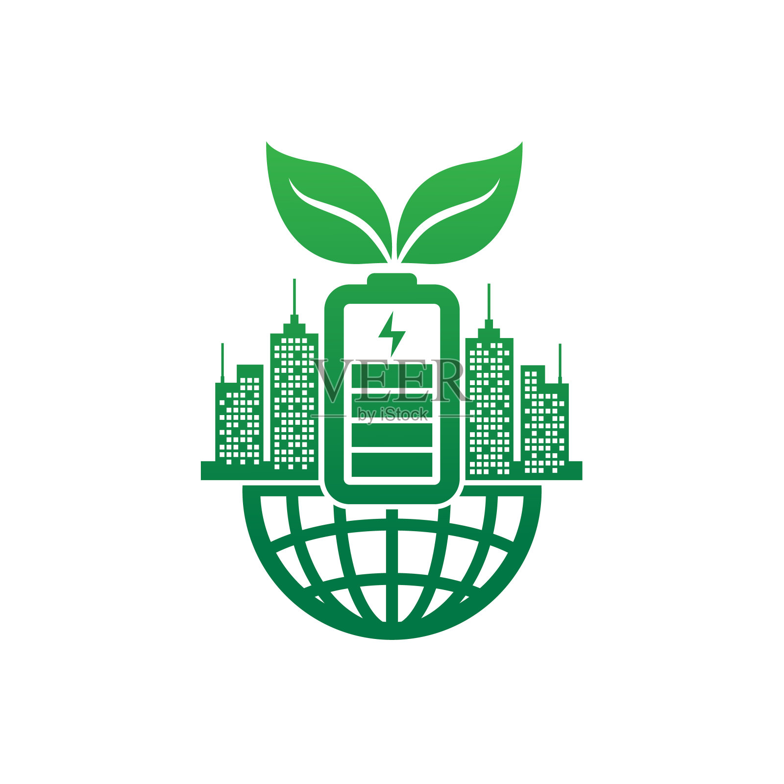 生态世界能源插画图片素材