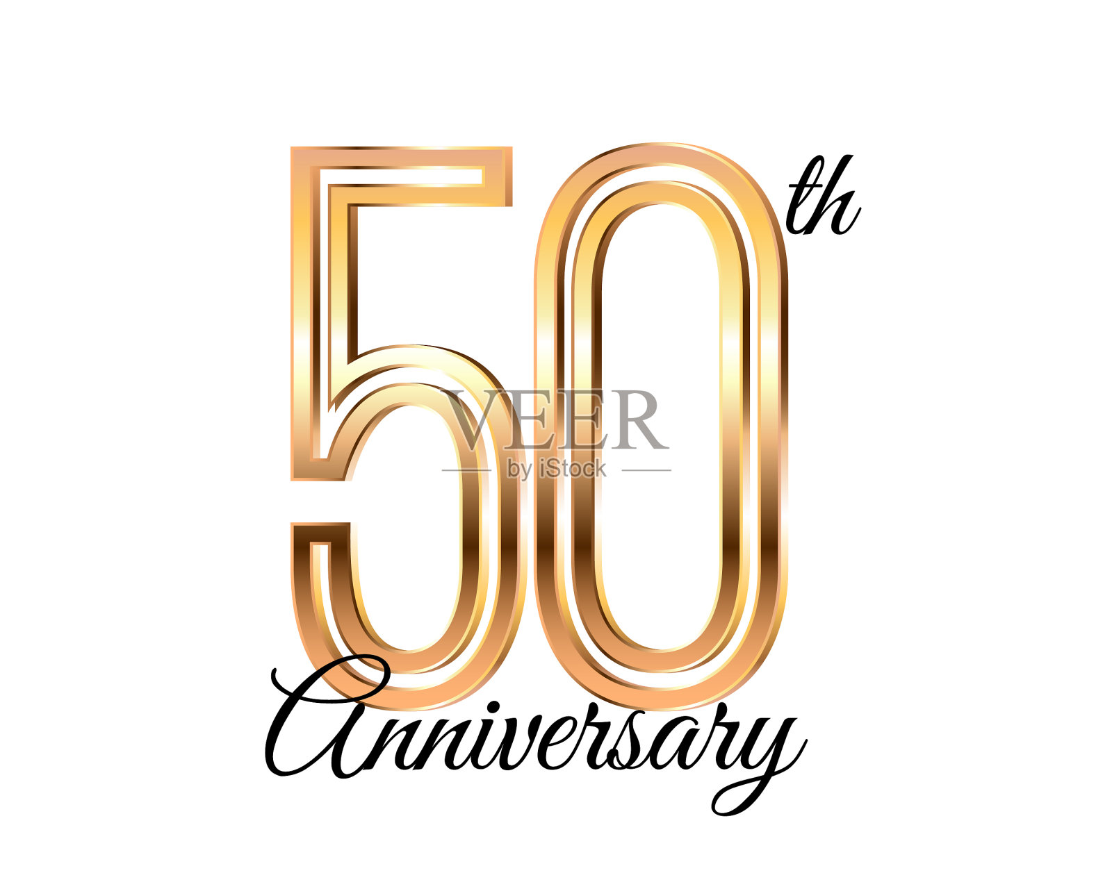 50年纪念日插画图片素材