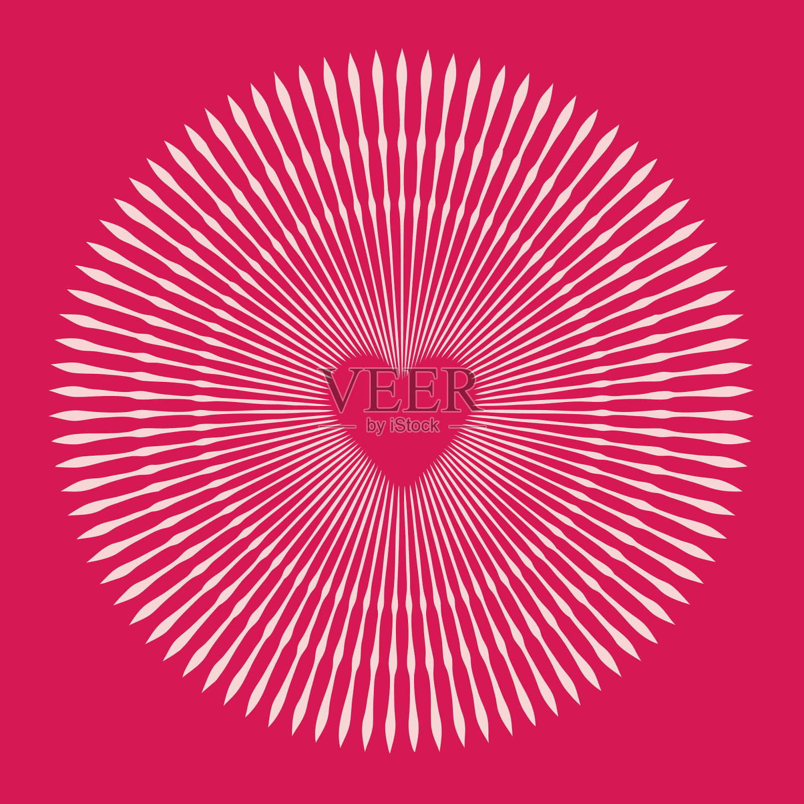 发光的心背景插画图片素材