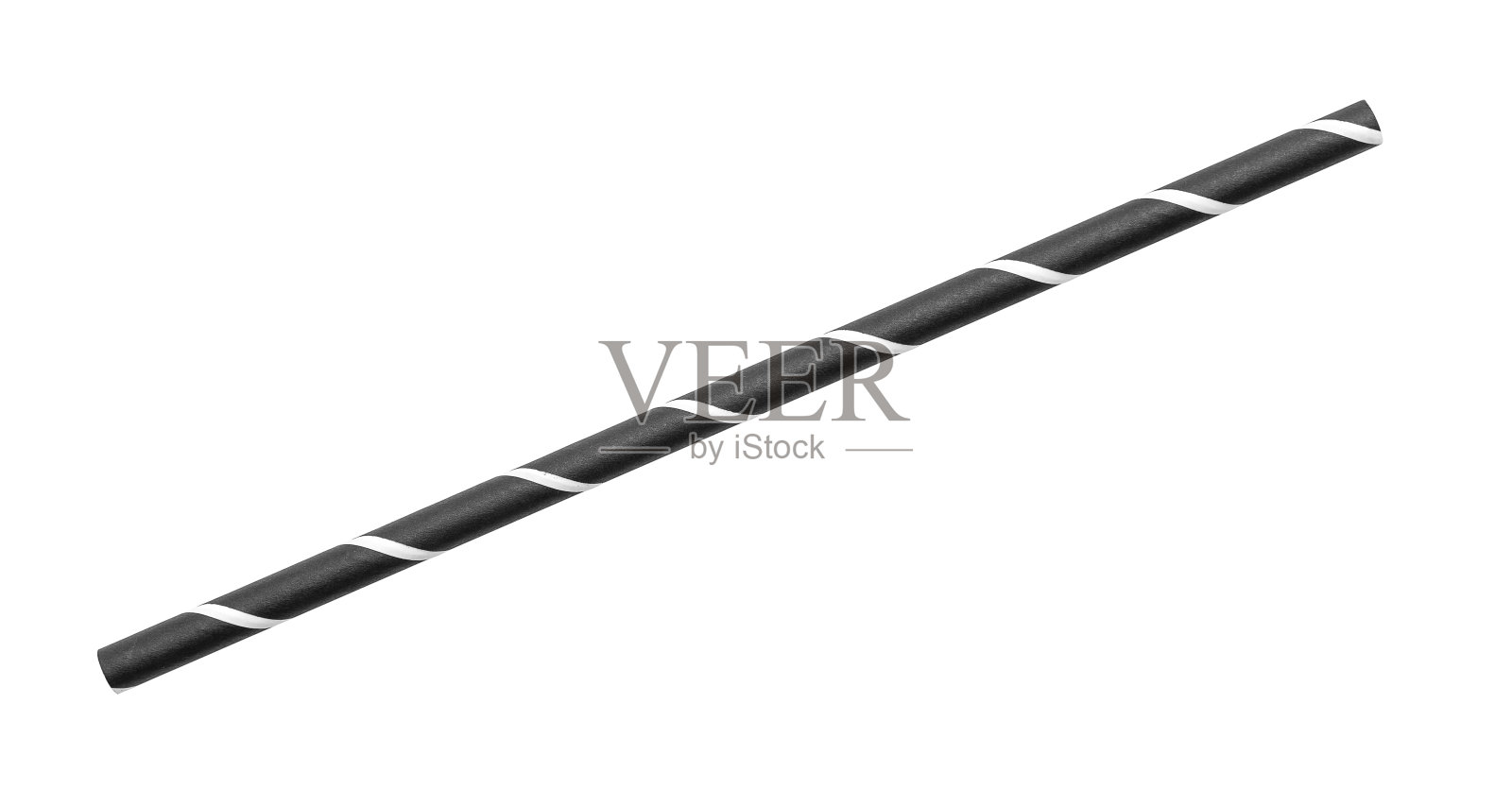 纸吸管上隔着白色的吸管照片摄影图片