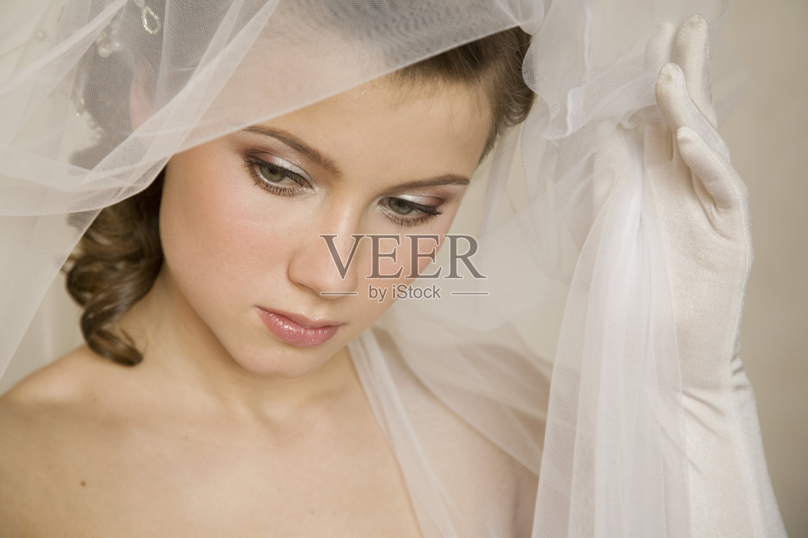 年轻的新娘。XL照片摄影图片