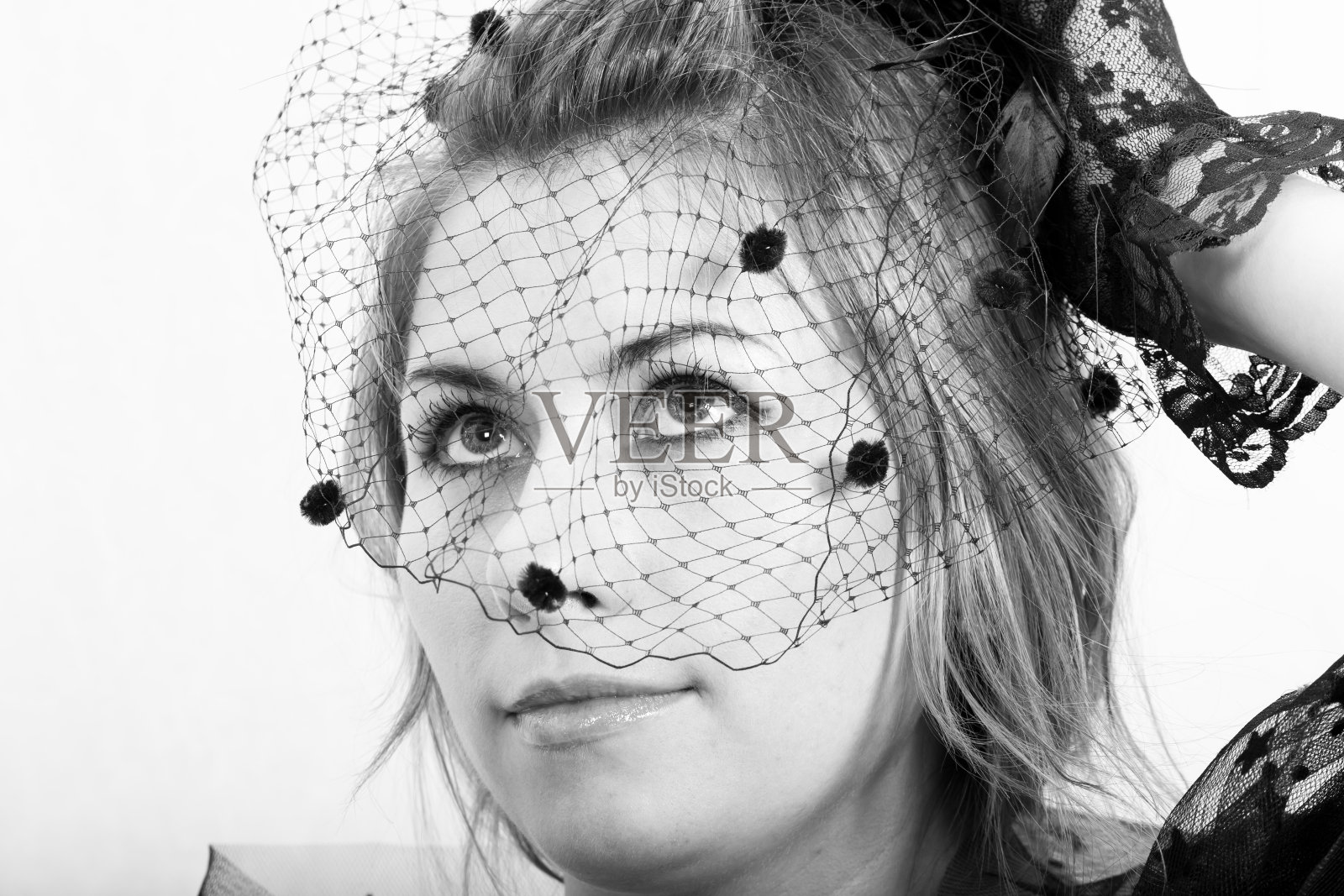 怀旧时尚-黑白照片摄影图片