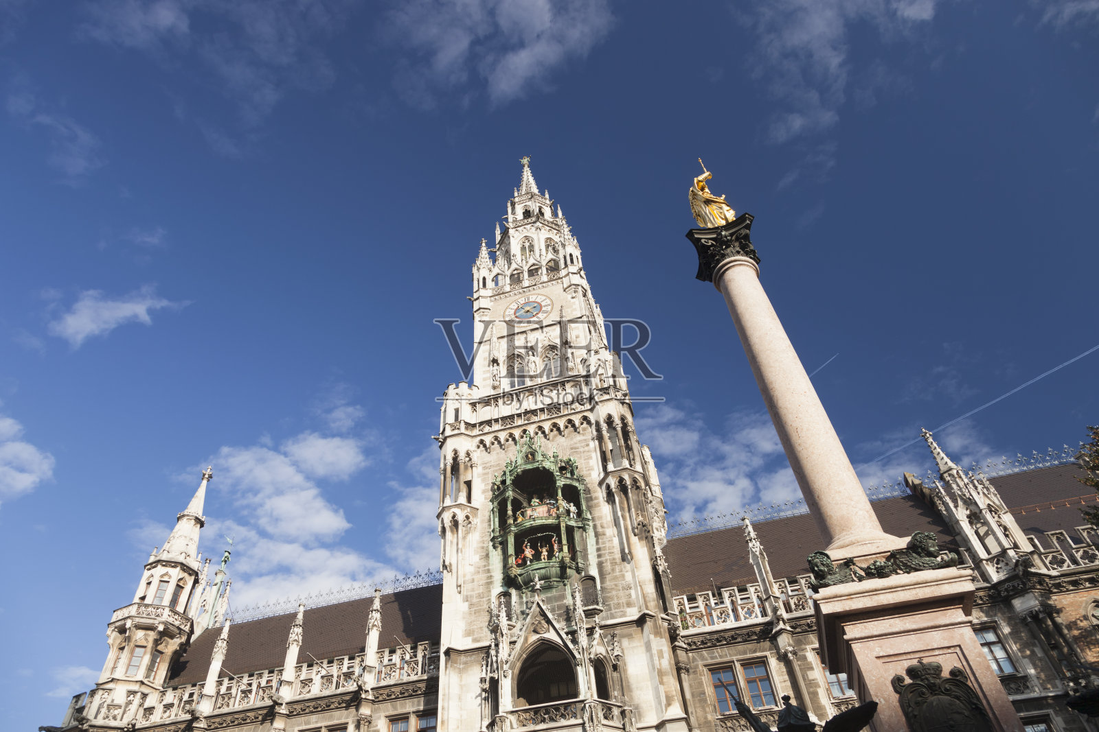 慕尼黑新市政厅照片摄影图片