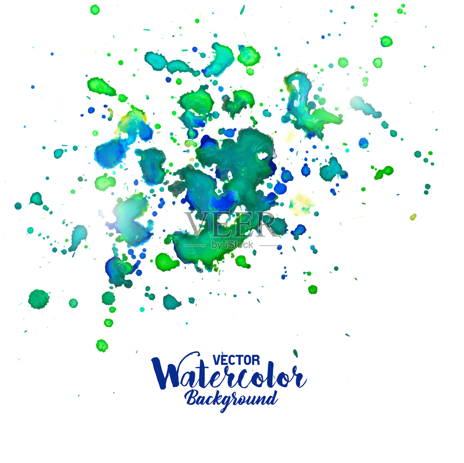 水彩背景插画图片素材