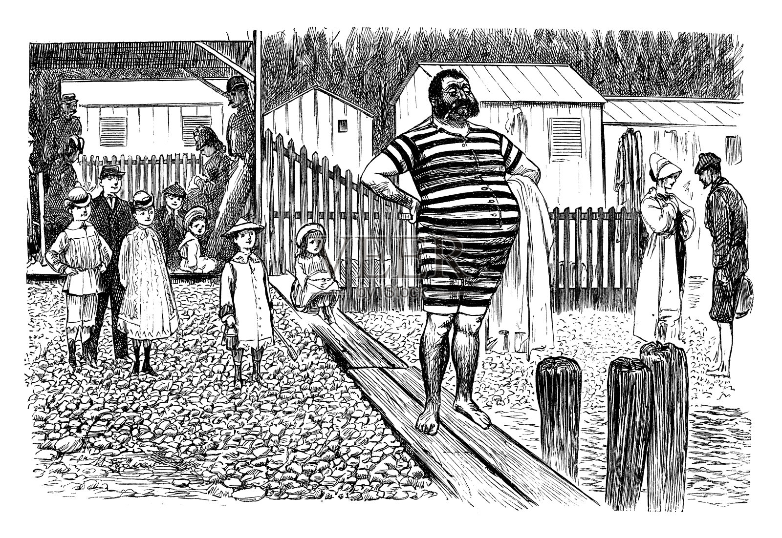 英国讽刺漫画插画图片素材