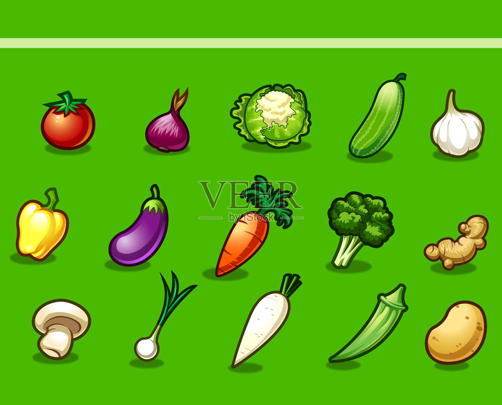 蔬菜插画图片素材