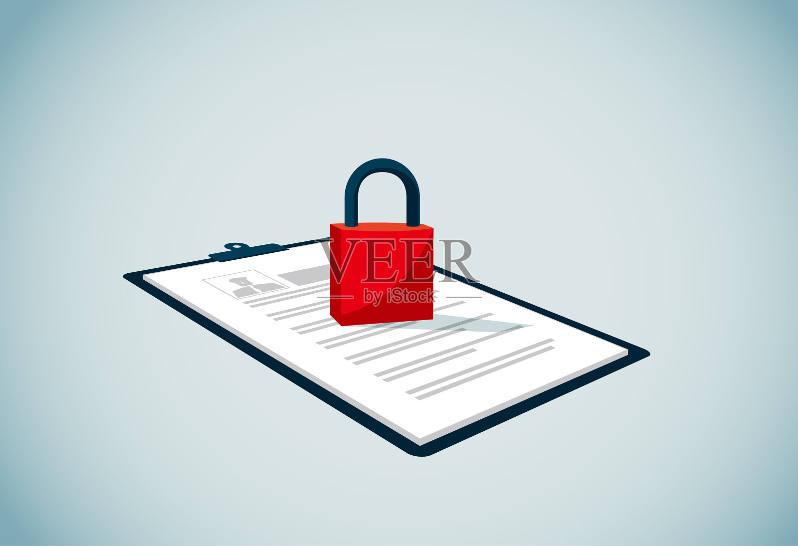 锁插画图片素材