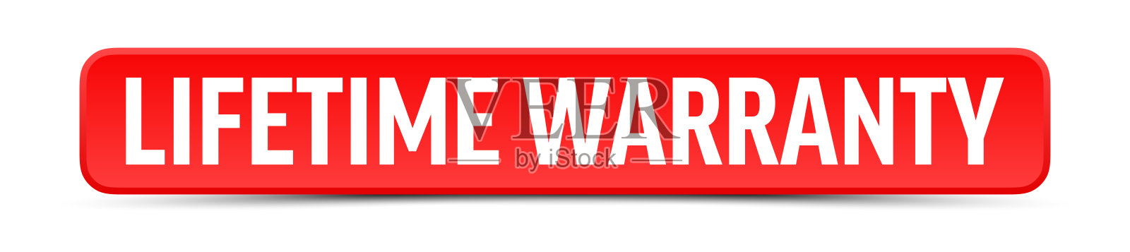 终身保修-按钮，横幅，标签模板。向量股票插图设计元素图片