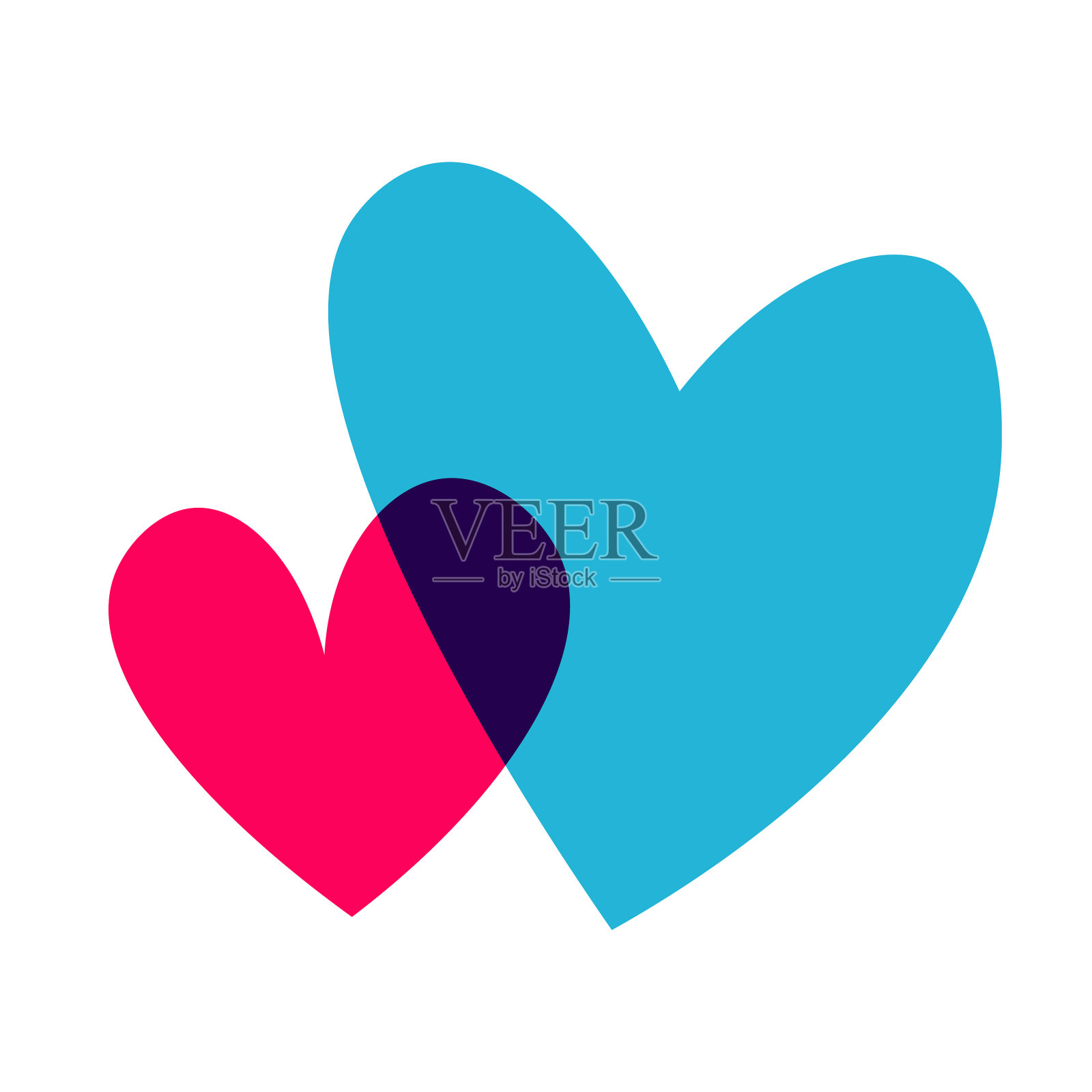 心形设计插画图片素材