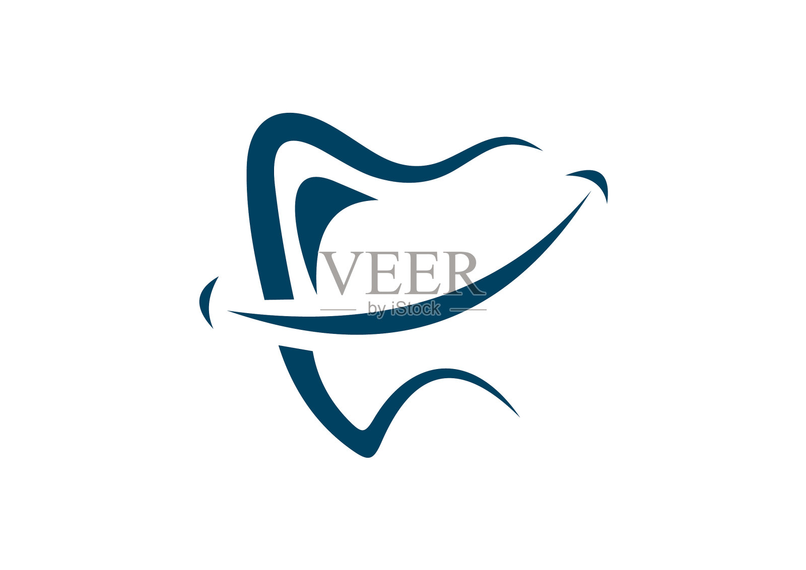 牙科的标志插画图片素材