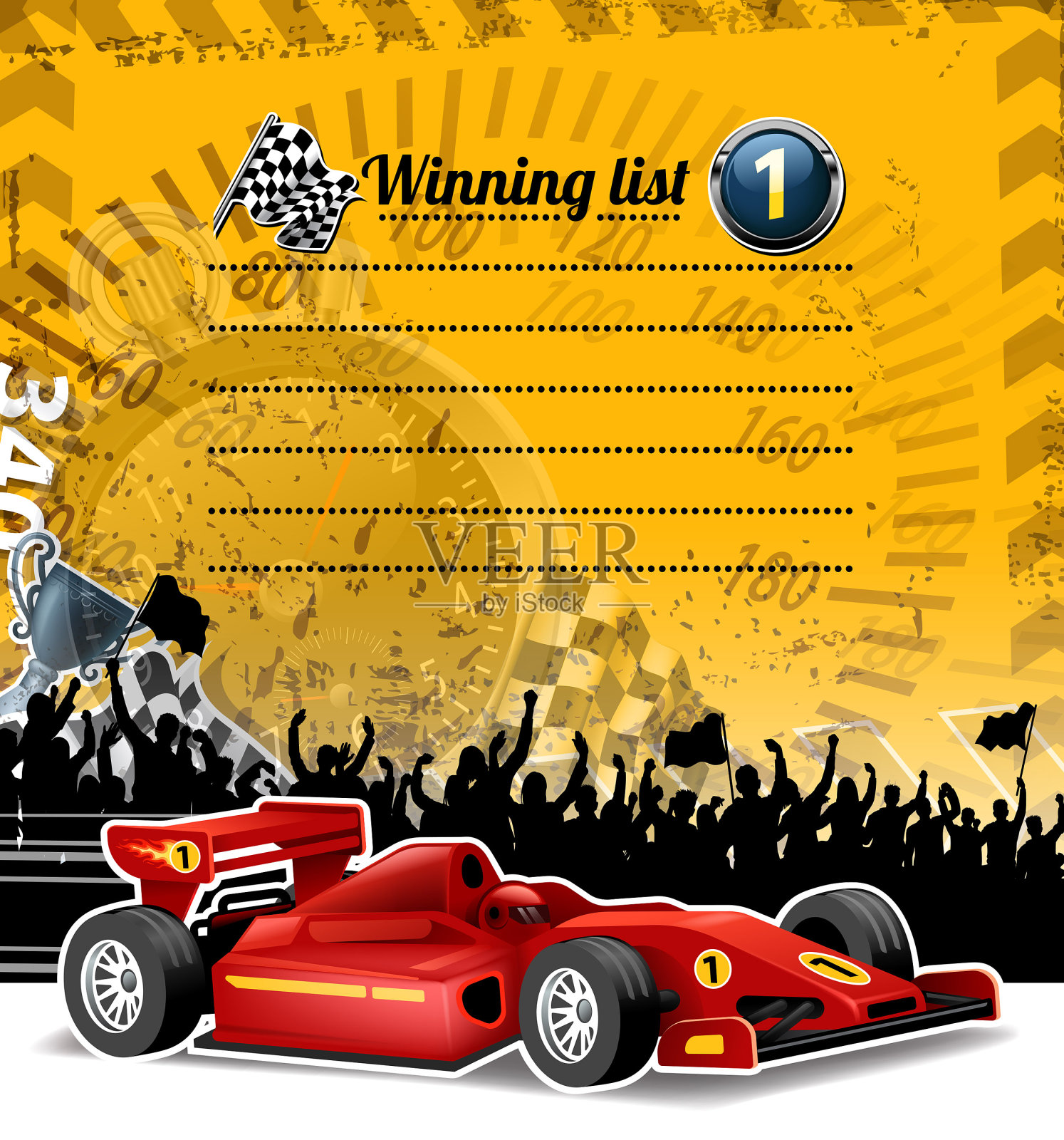 赢得比赛的团队插画图片素材