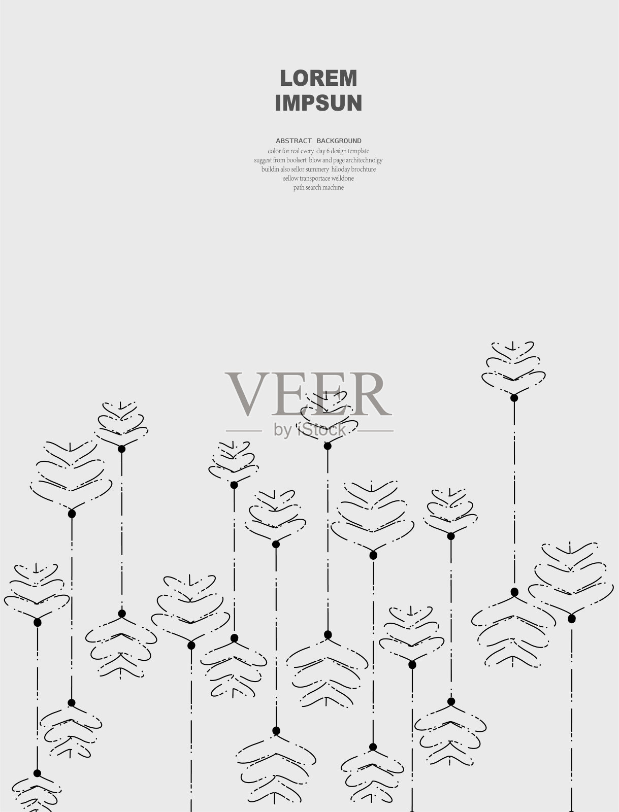 黑白简约时尚曲线线条图案为宣传册设计背景插画图片素材