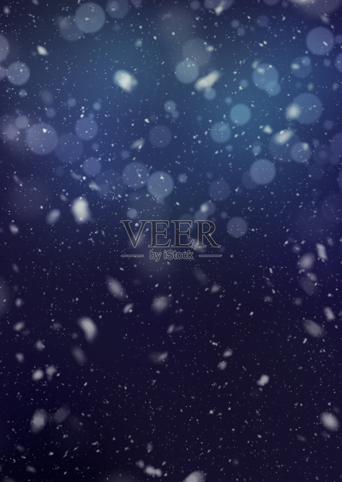 降雪背景插画图片素材