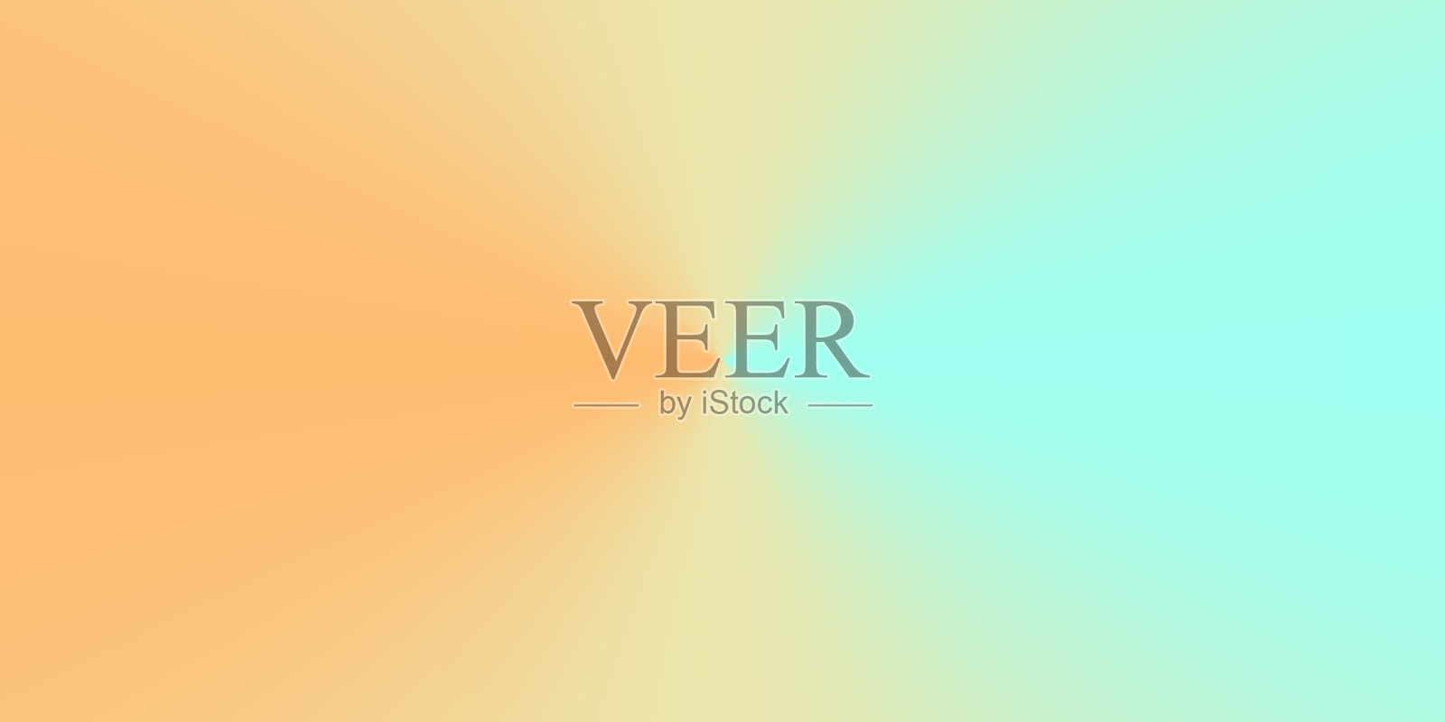 橙色抽象背景与径向梯度插画图片素材